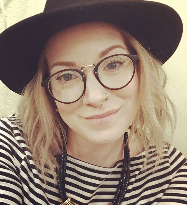 Matte Black/Silver-Round-Eyeglasses for Women