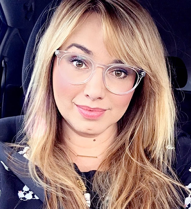 Clear/White-Round-Eyeglasses for Women