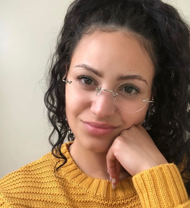 Golden-Round-Eyeglasses for Women